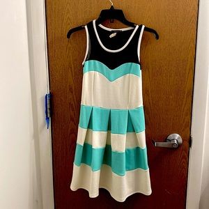Turquoise and blue first love dress